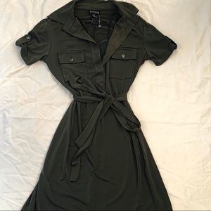 Army green dress